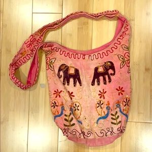 bohemian cotton satchel